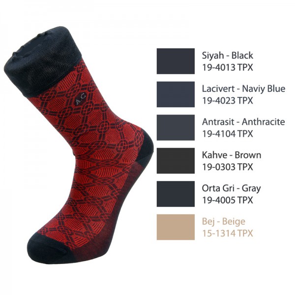 AGK1019 Mens Computer Bamboo Socks * Seamfree Toe