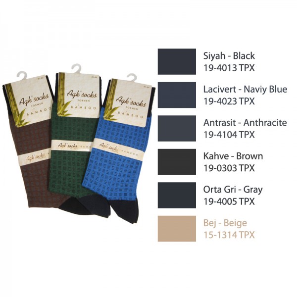 AGK1024 Mens Computer Bamboo Socks * Seamfree Toe